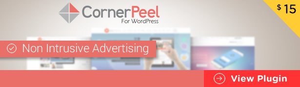 Complemento de WordPress Corner Peel